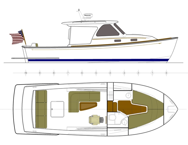 Wood Downeast Boat Plans houseboat plans diy